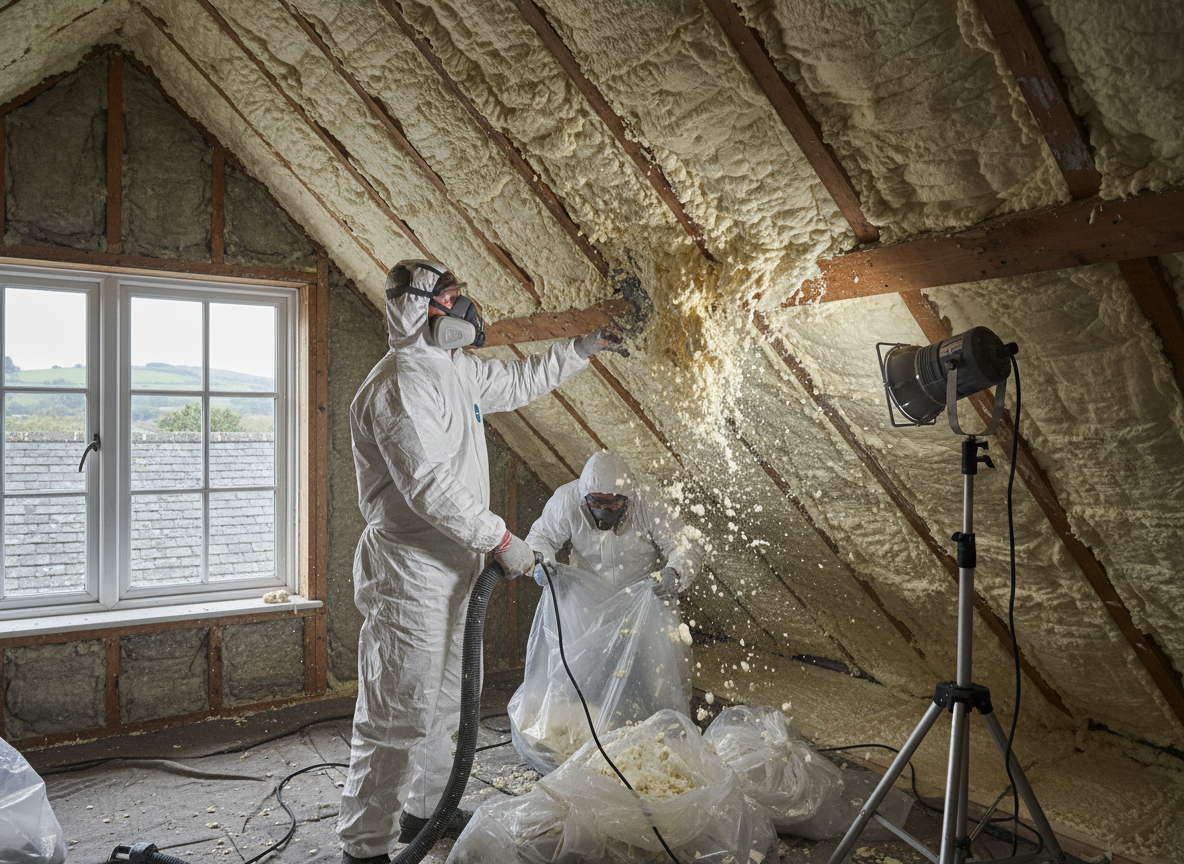 Spray Foam Removal Barnstaple in Bideford, Devon EX39