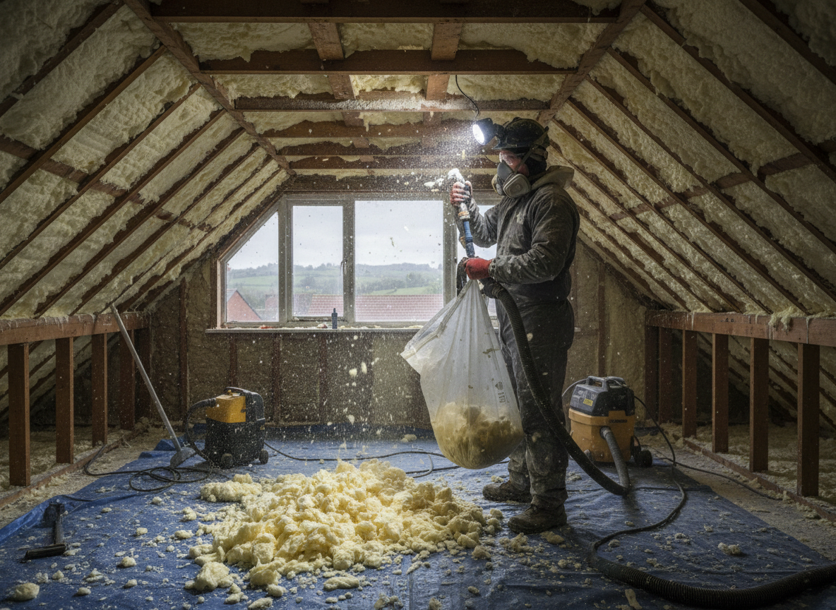 Spray Foam Removal Barnstaple in Exeter, Devon